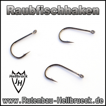 Raubfischhaken - Kaltgeschmiedet - Gr. 1/0